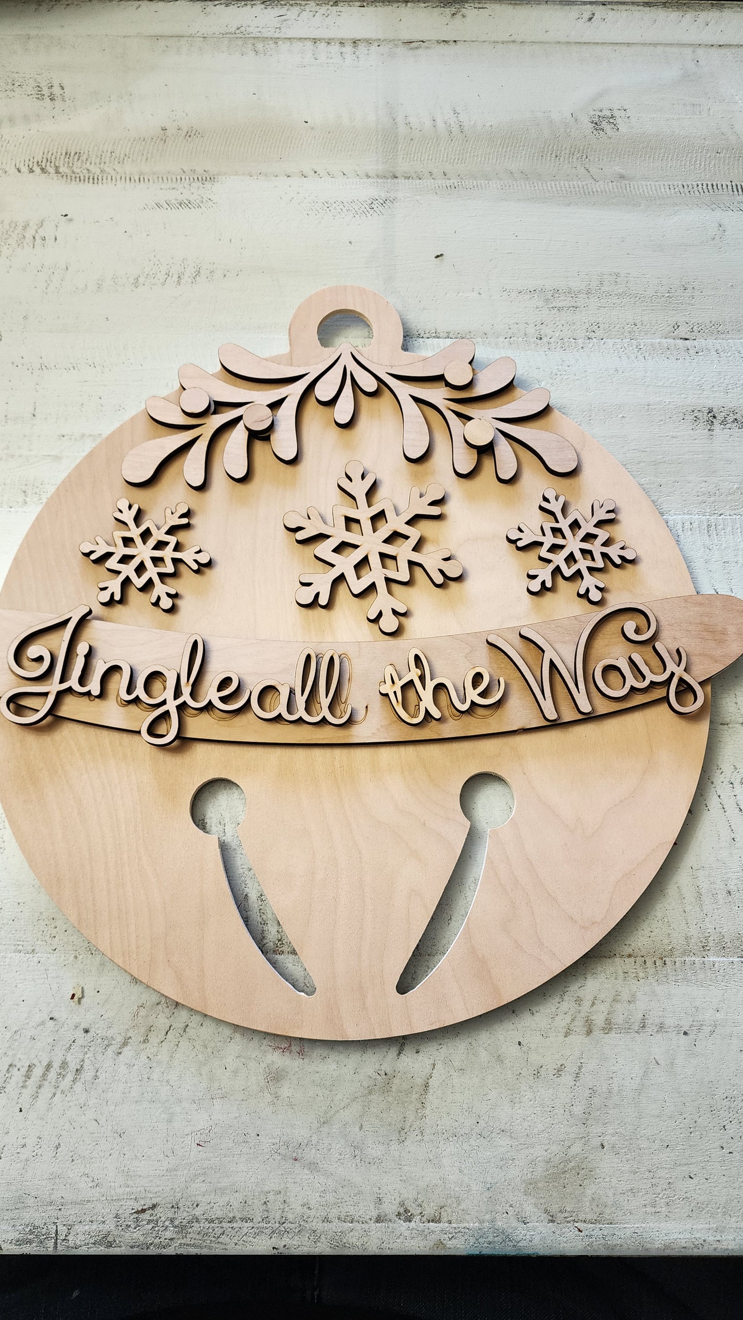 CHRISTMAS Jingle all the Way Door Hanger