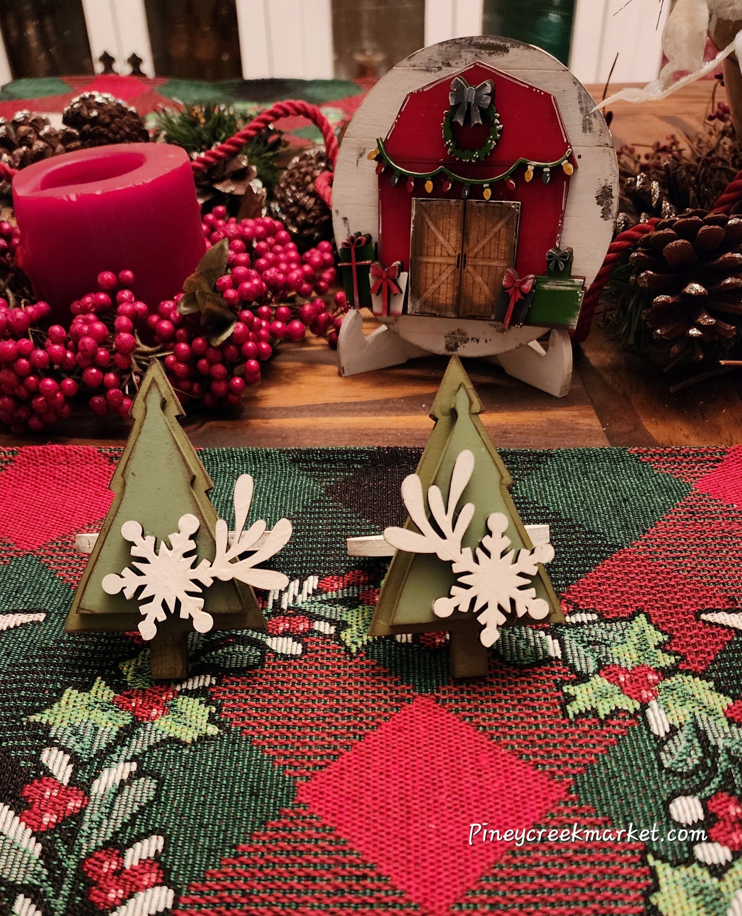 Christmas Napkin rings Set of 4