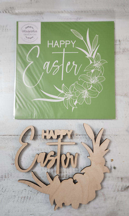 Happy Easter Stencil Only by Magnolia Design Co
