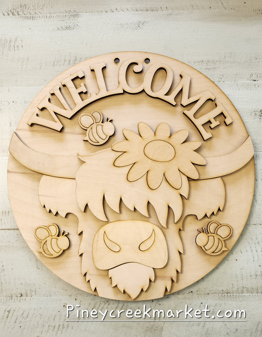 Welcome HIGHLAND Cow