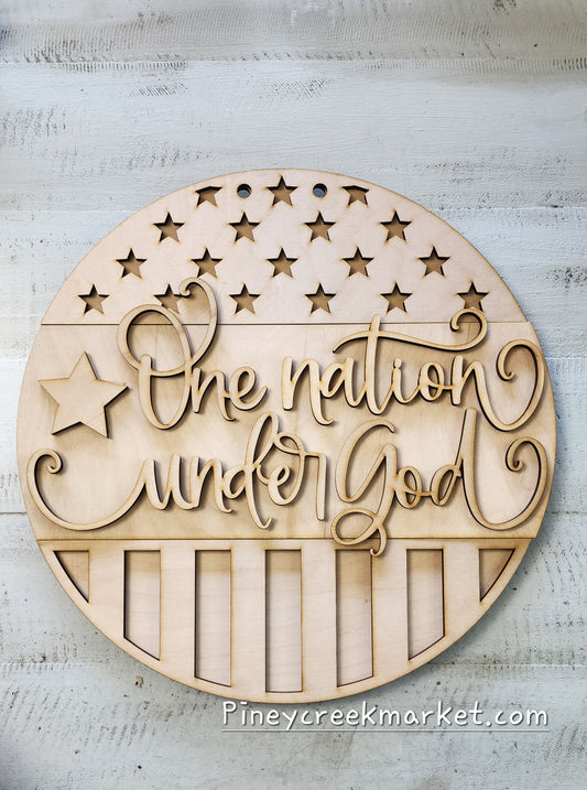 One Nation Under God 16 in door hanger