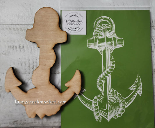 Anchor Wood cutout only