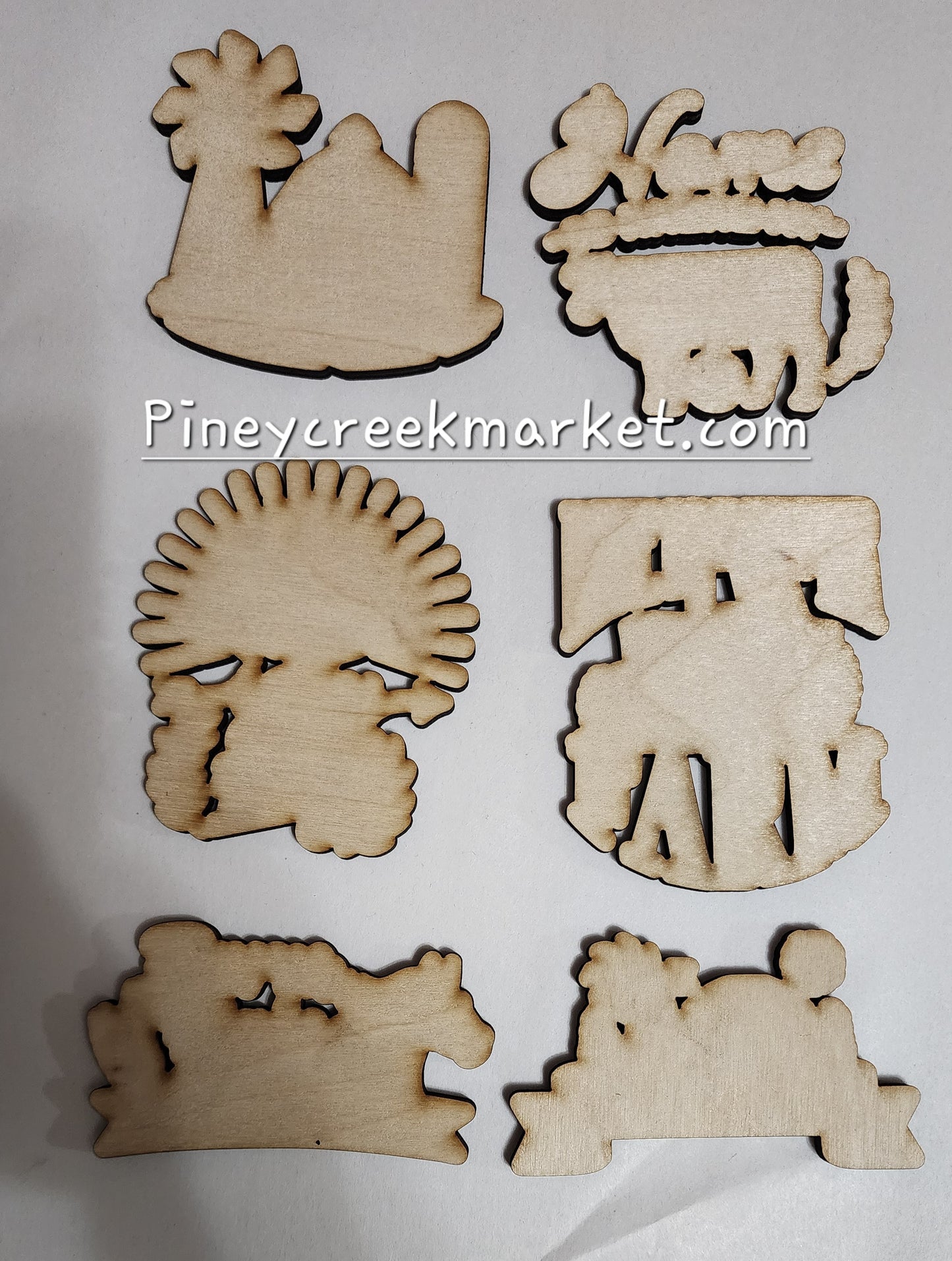 Farm cutouts only for the Magnolia reusable stencil