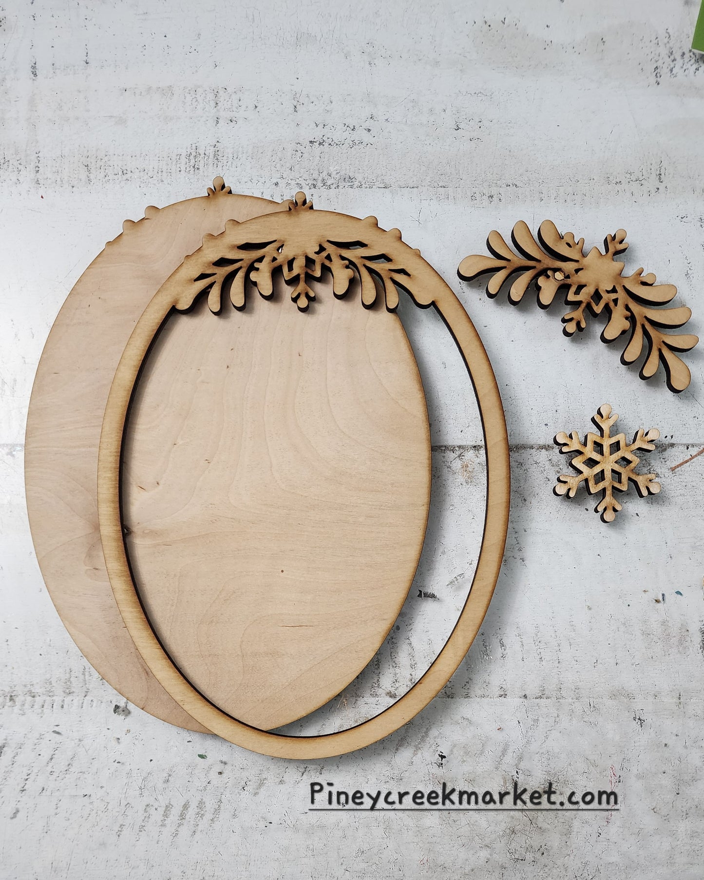 Small Snowflake frame