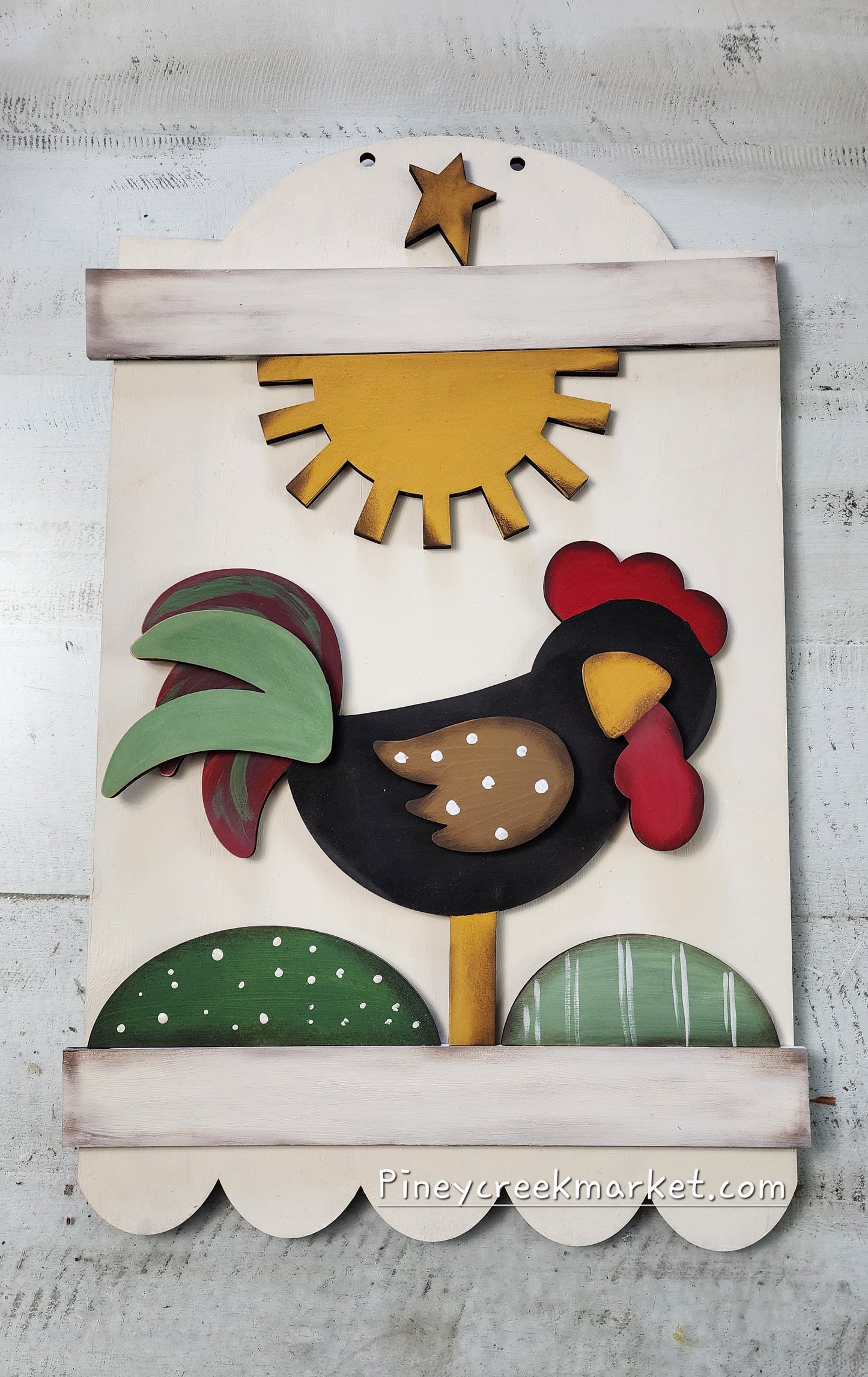 Large ROOSTER sign