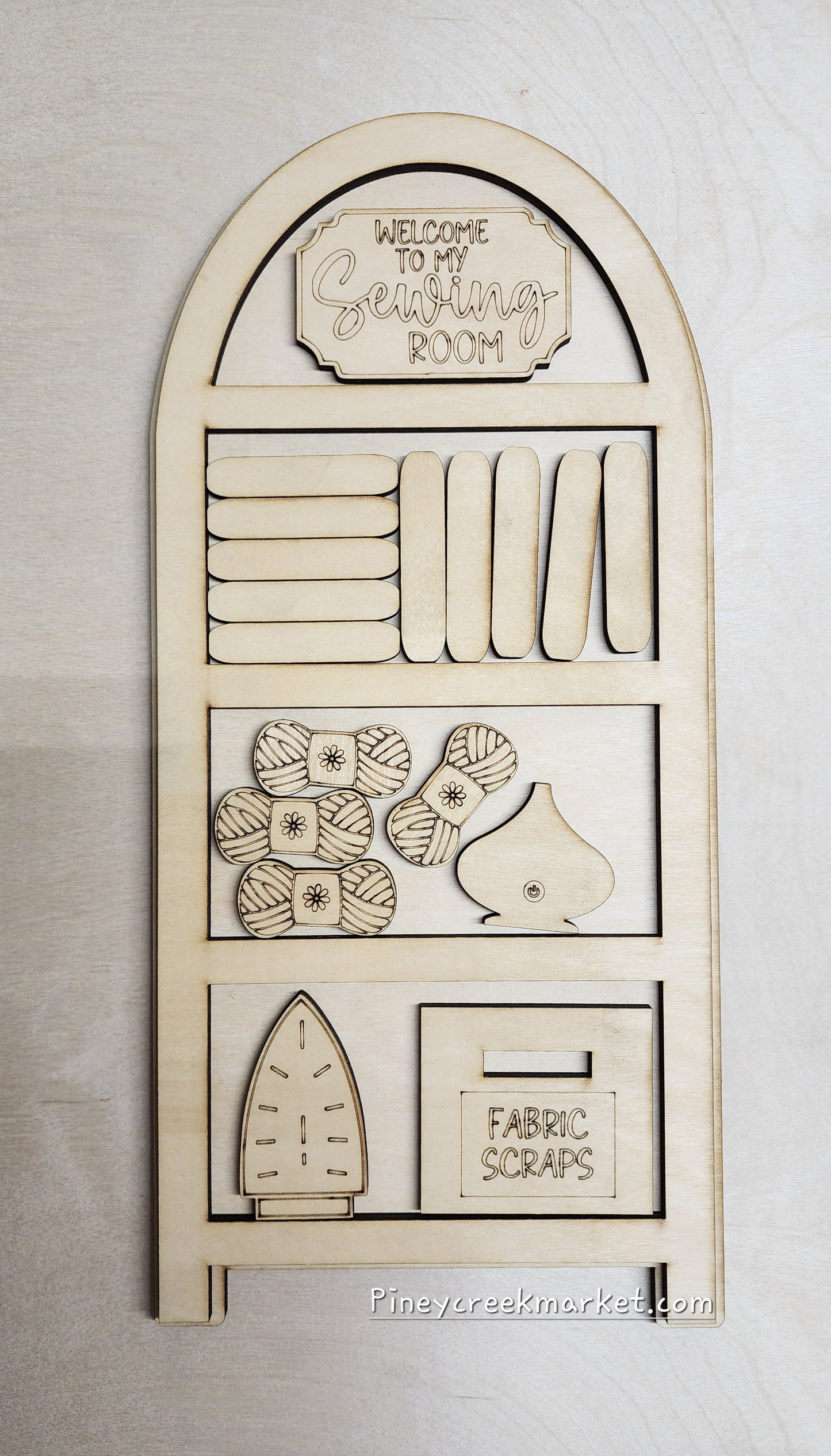 Kitchen Cabinet and Hutch with all the adorable pieces