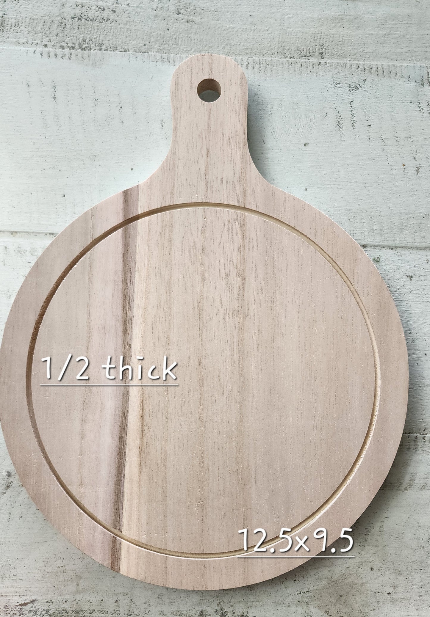 Breadboard Round Cutting board only