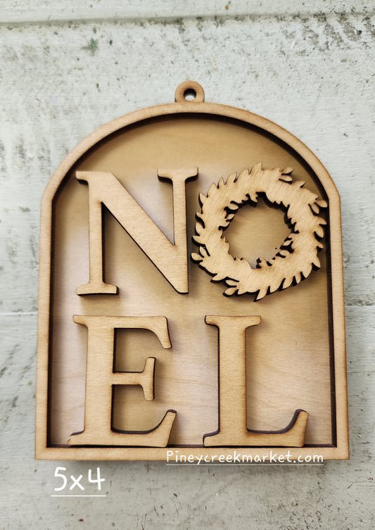 NOEL Ornament arch shaped