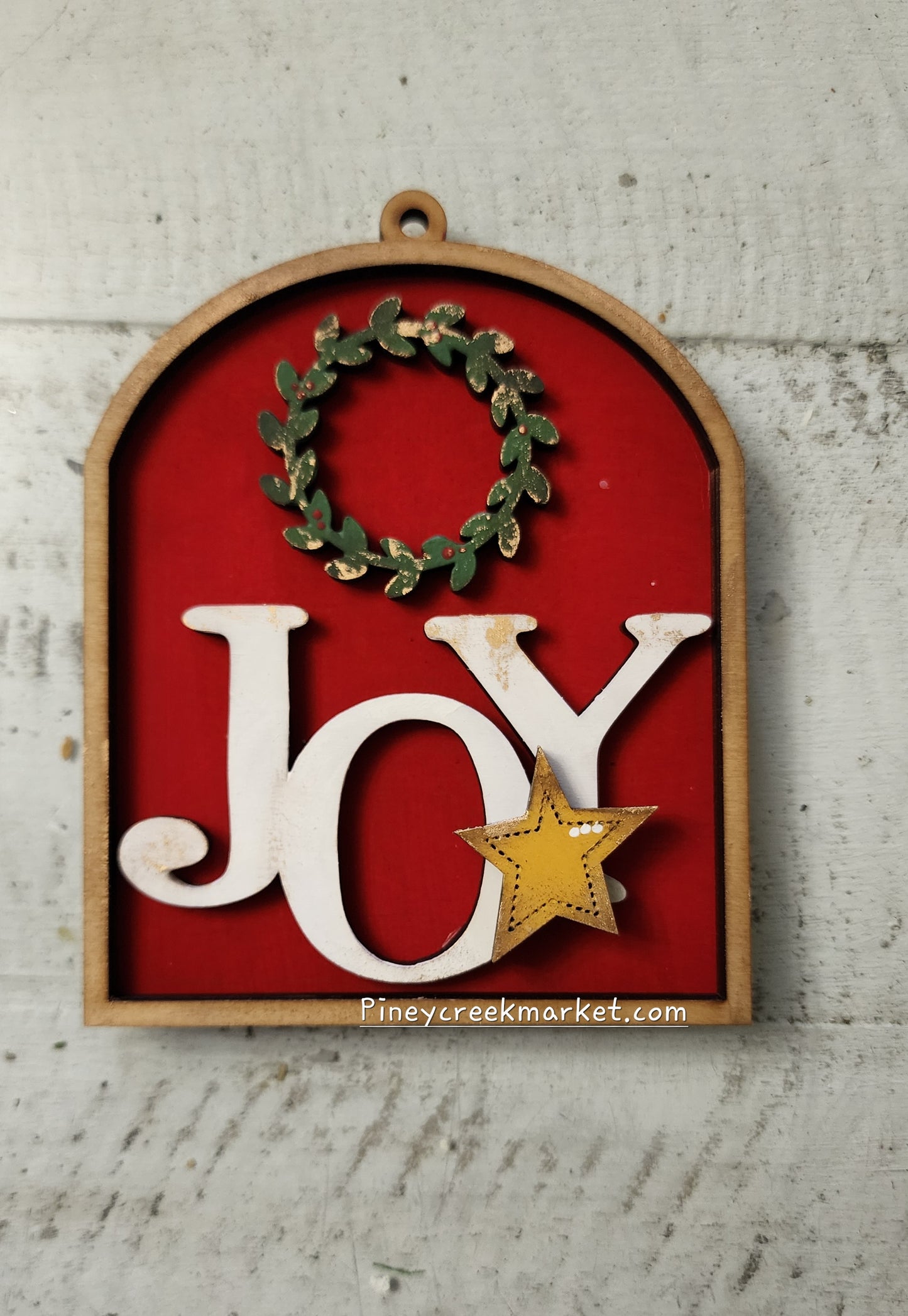 JOY Ornament arch shaped