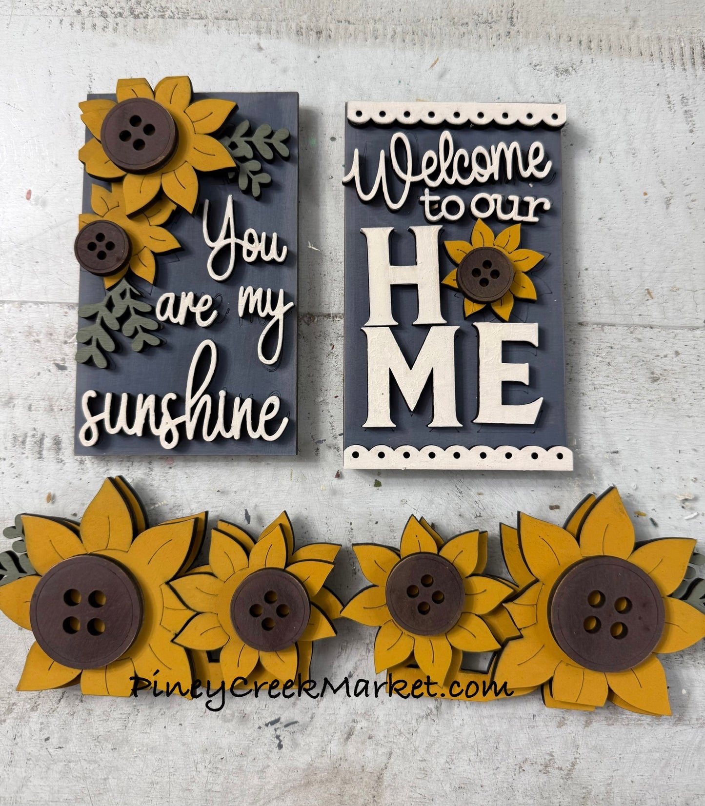 Sunflowers inserts for the New Cabinet !! (other inserts available)