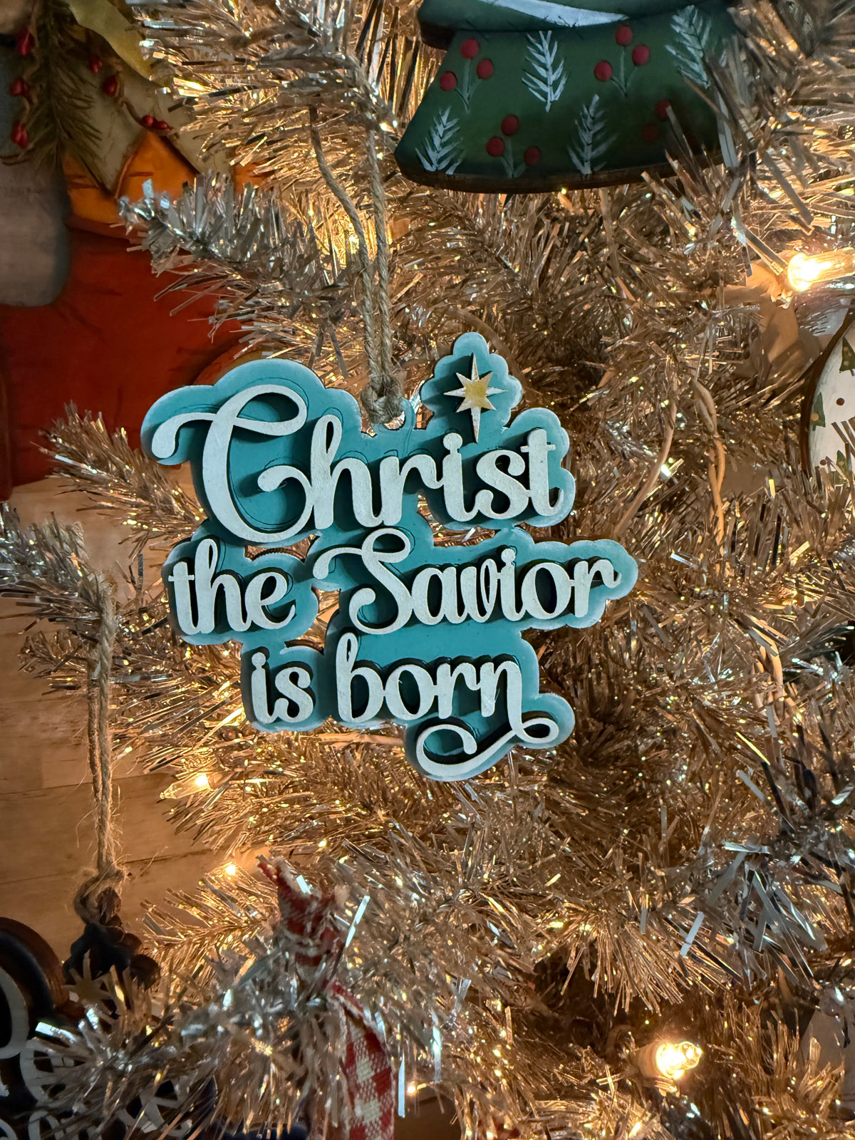 Christ the Savior is Born Ornament