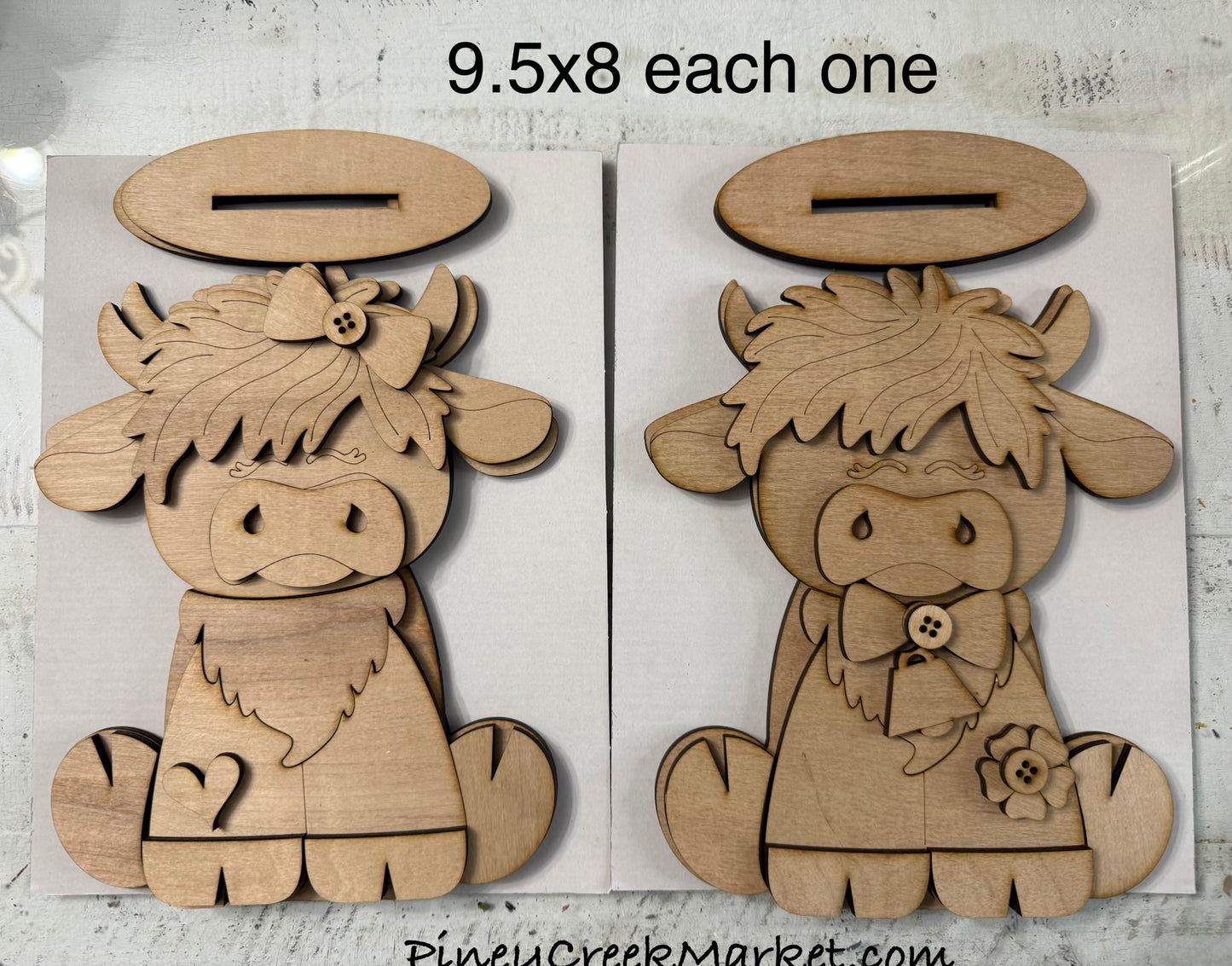 Highland Cows Girl and Boy Set