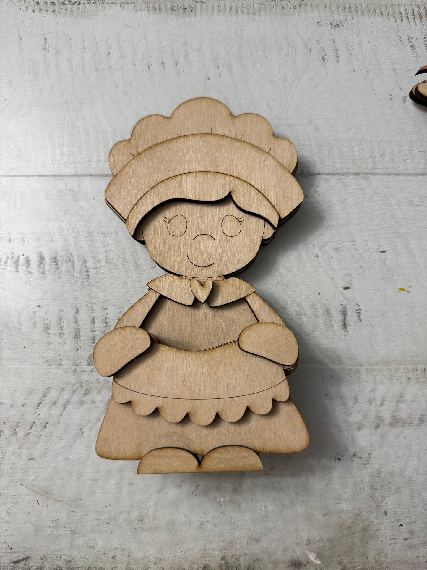Pilgrim lady Thanksgiving