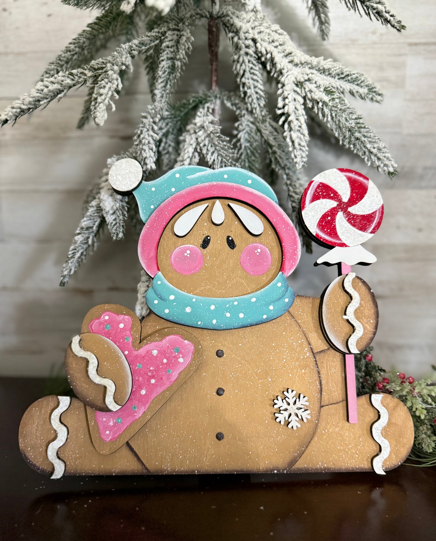 Gingerbread shelf sitter! Ready to paint!