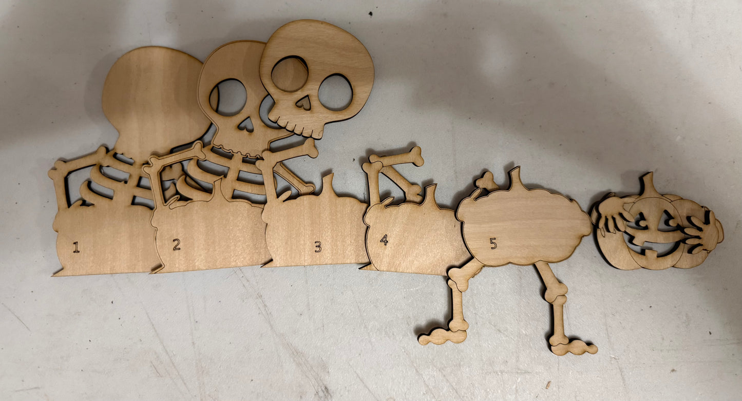 Skeleton shelf hanger!💀