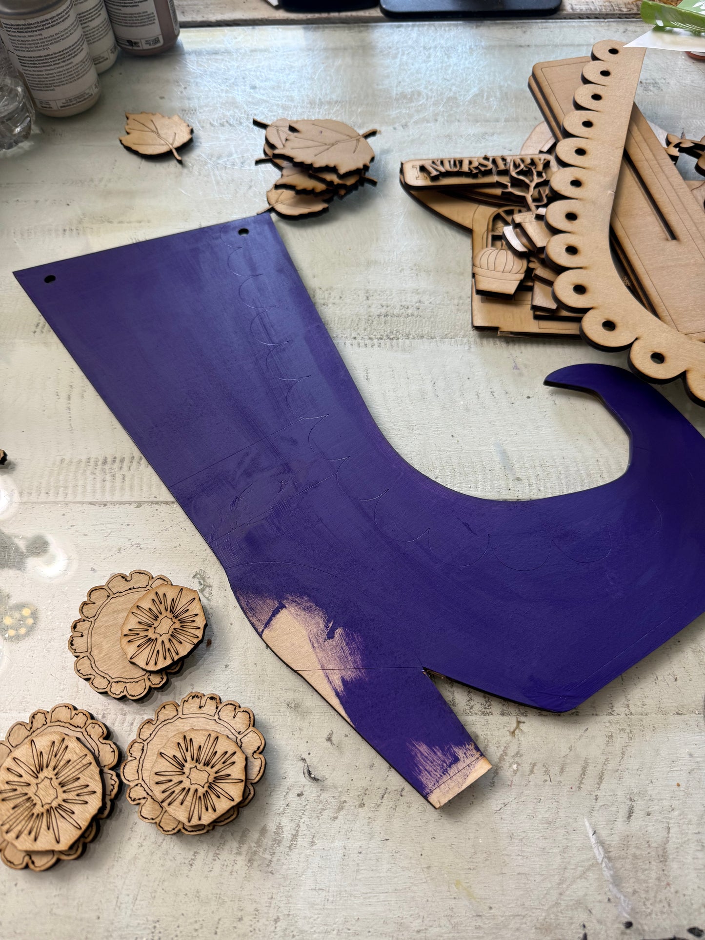 Witch’s Boot Door hanger