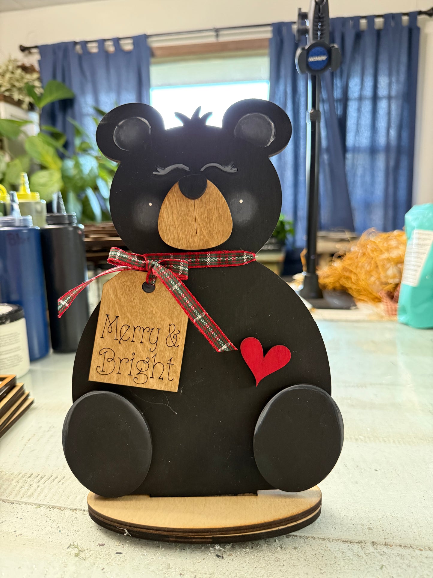 Black Bear on a base