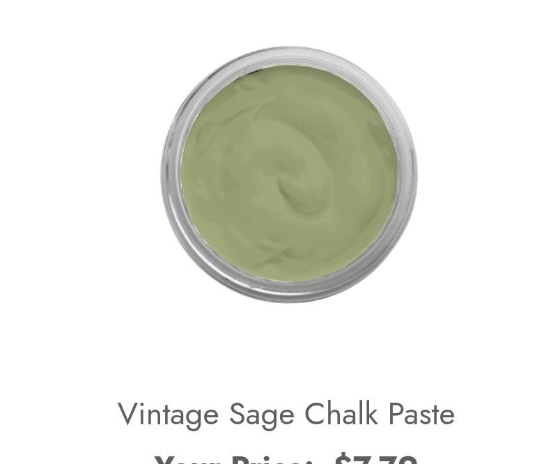 Chalk Paste Magnolia 3 oz jar Vintage Sage