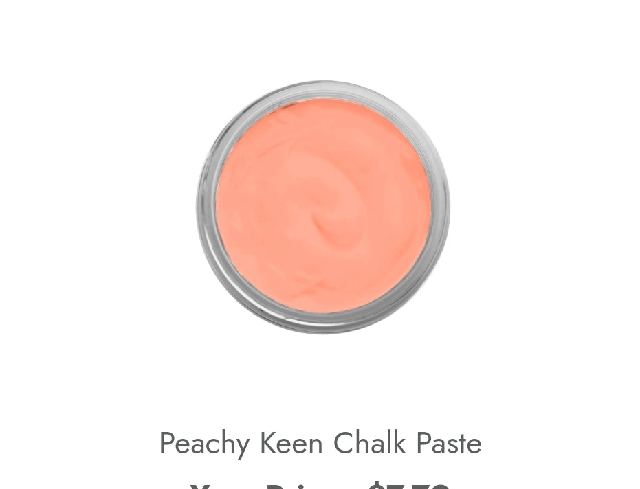Chalk Paste Magnolia 3 oz jar Peachy Keen