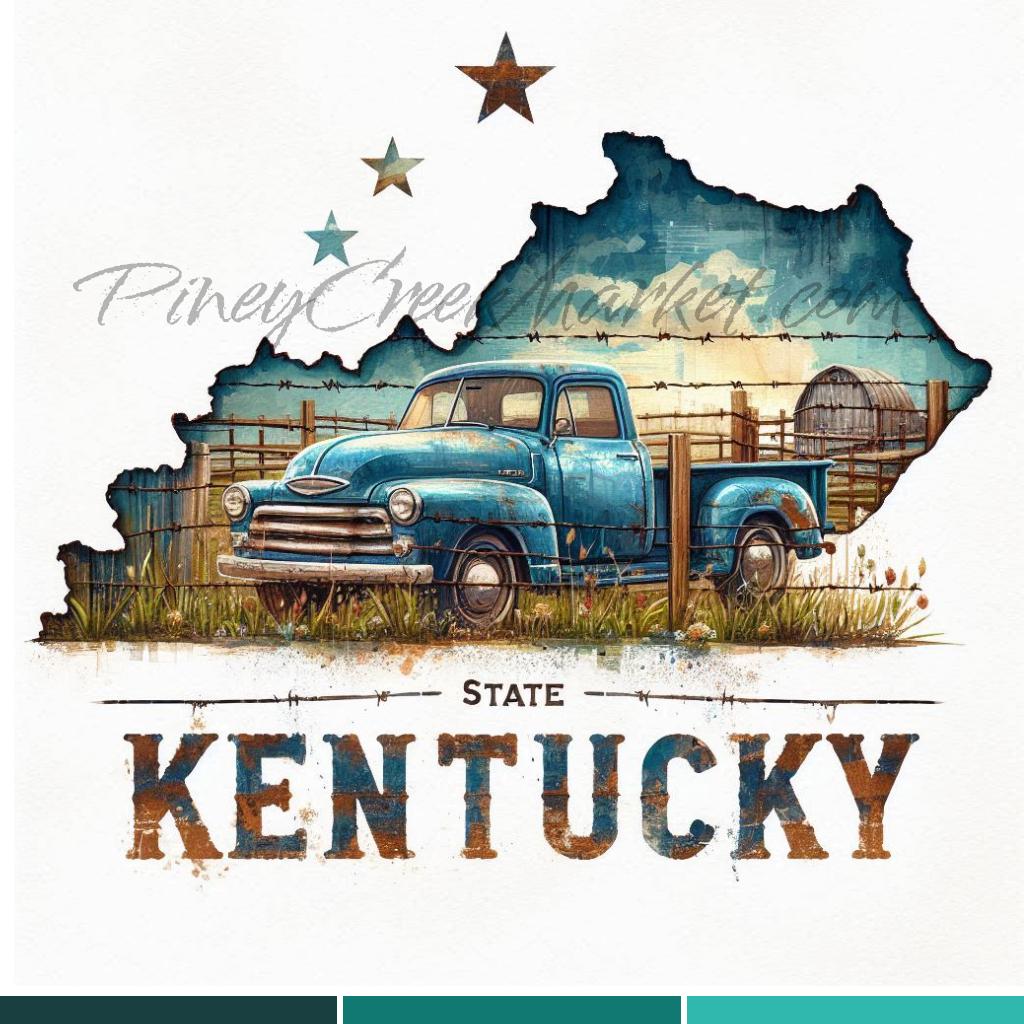 State Kentucky #2 Printable Download only