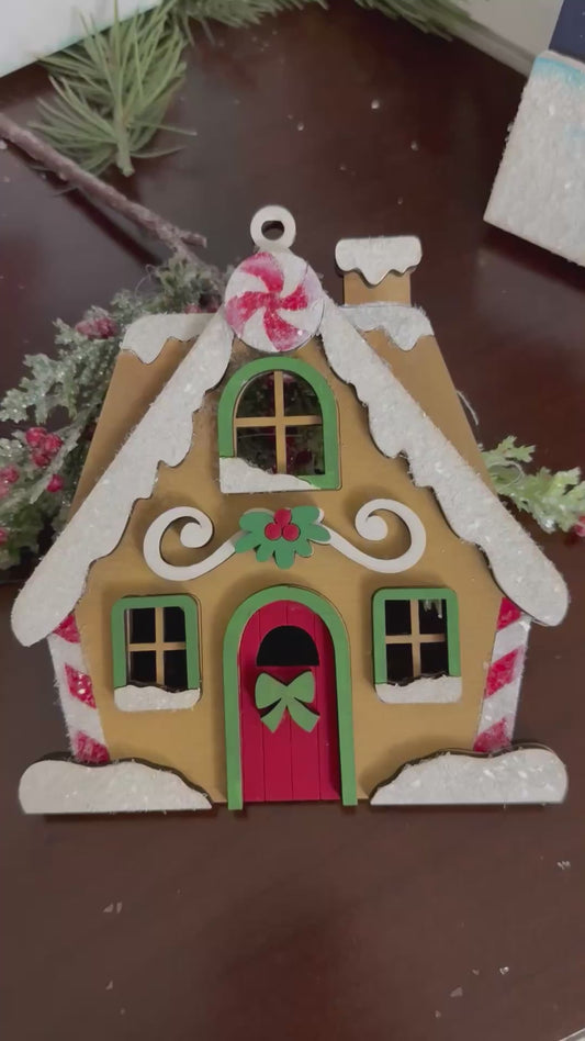 Gingerbread House Ornament