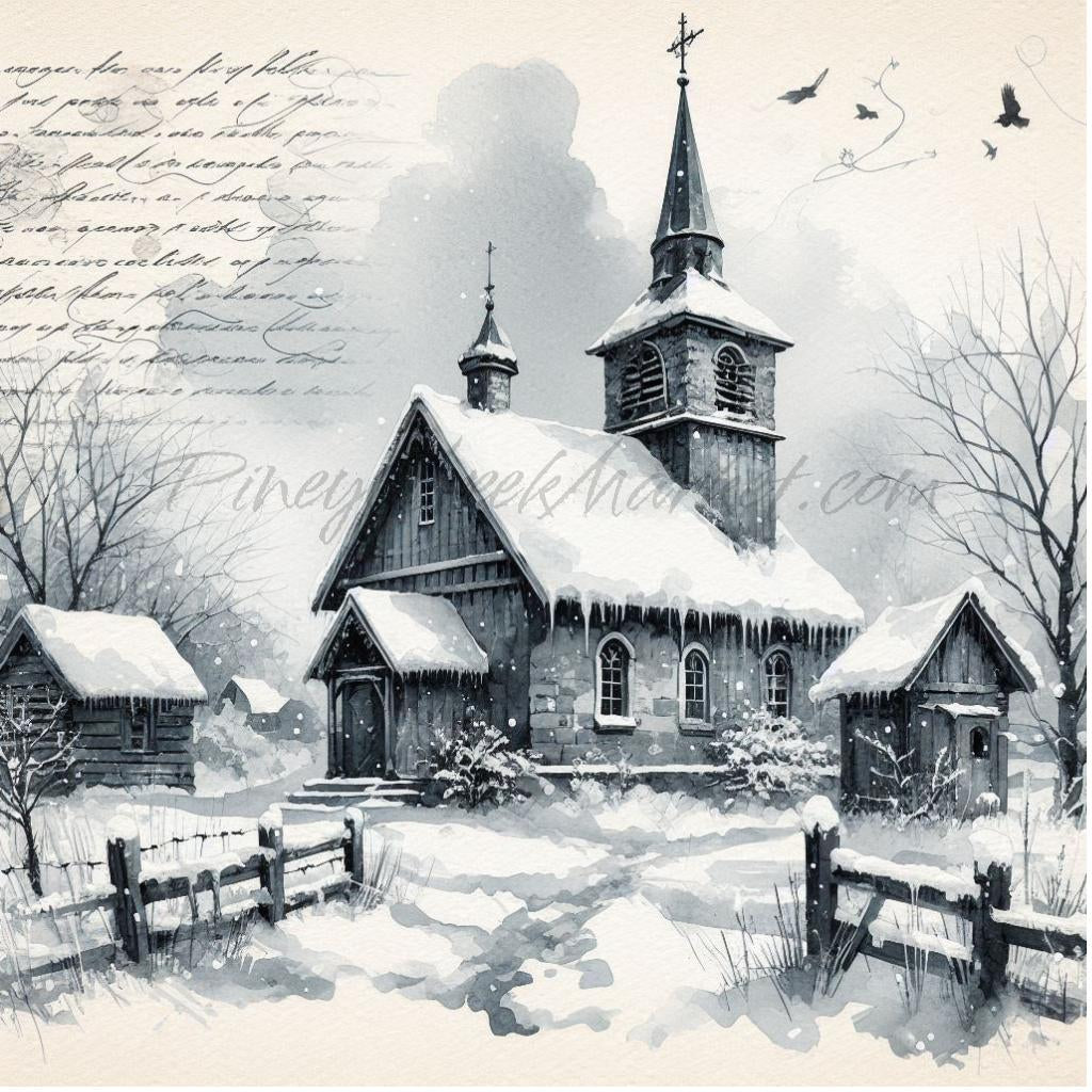 Winter Church #1 Printable Download