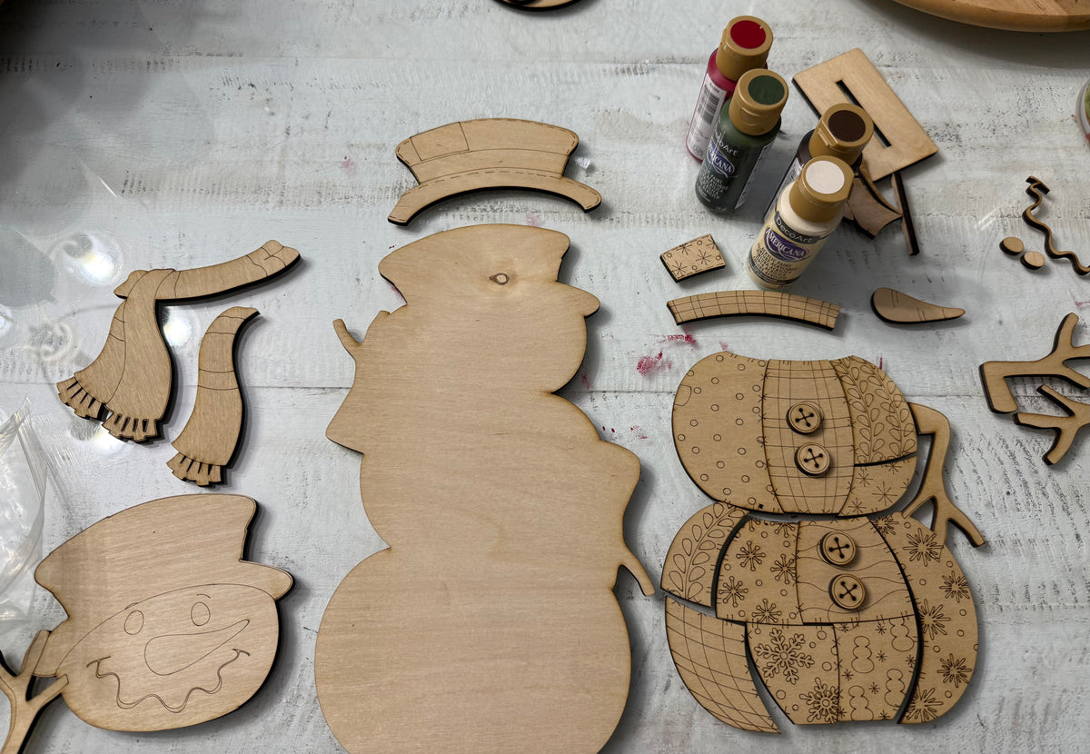 Patchwork Snowman kit