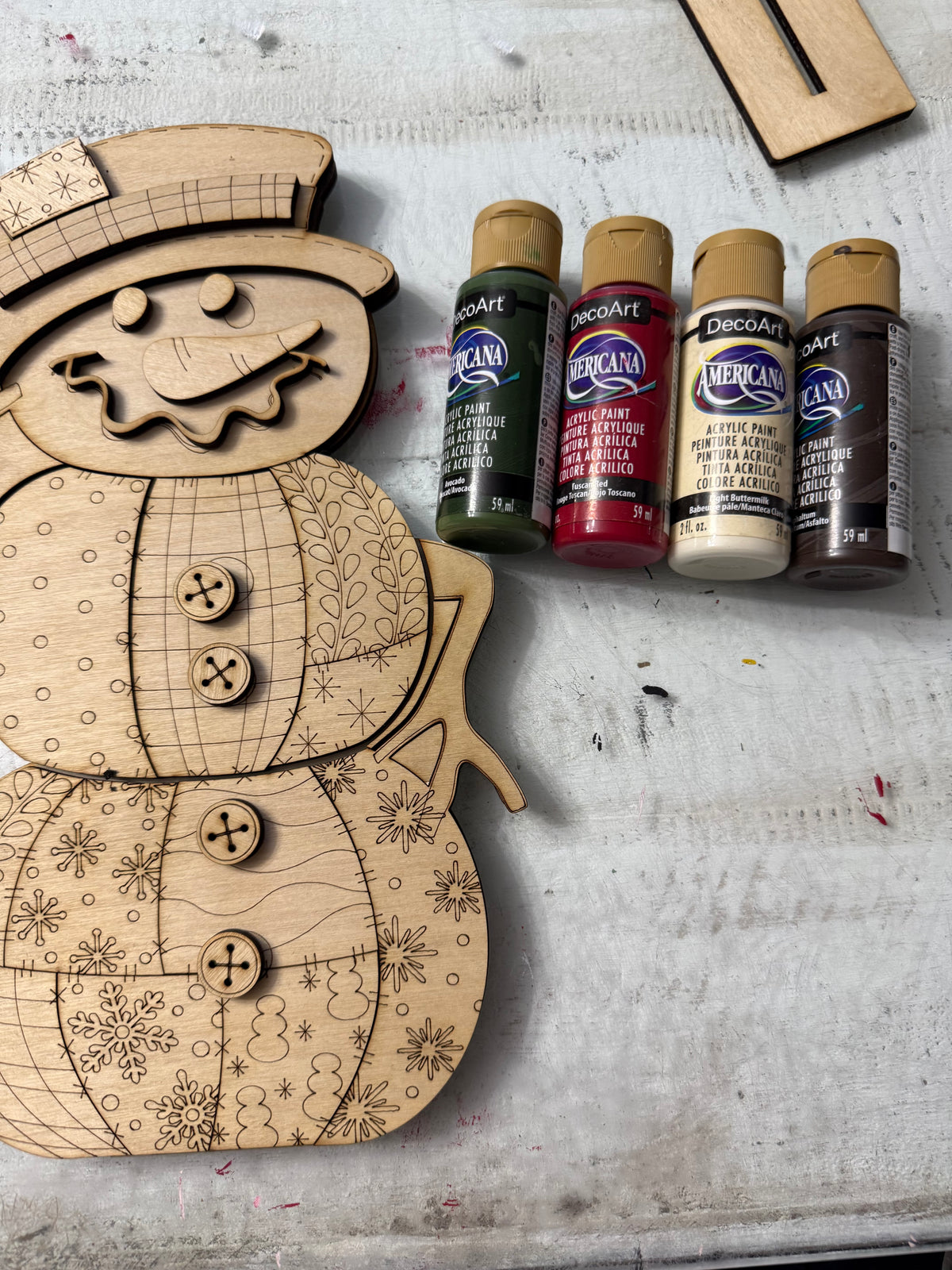 Patchwork Snowman kit