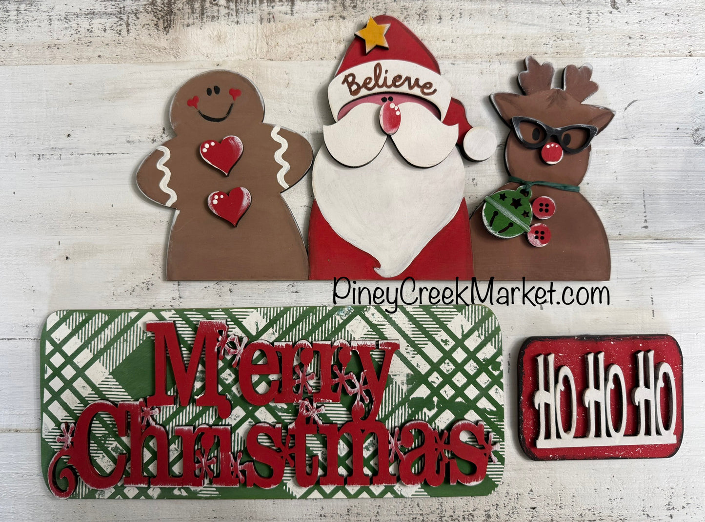 Vintage Truck (table top kit or hanging)add-on fits 12 inch truck Merry Christmas 🎄