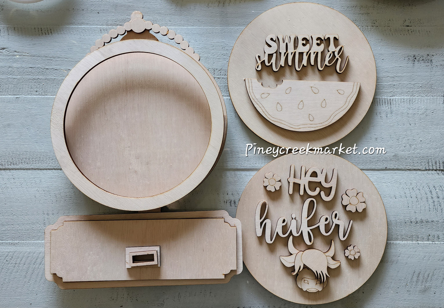 Farmhouse interchangeable tabletop kit Sweet Summer