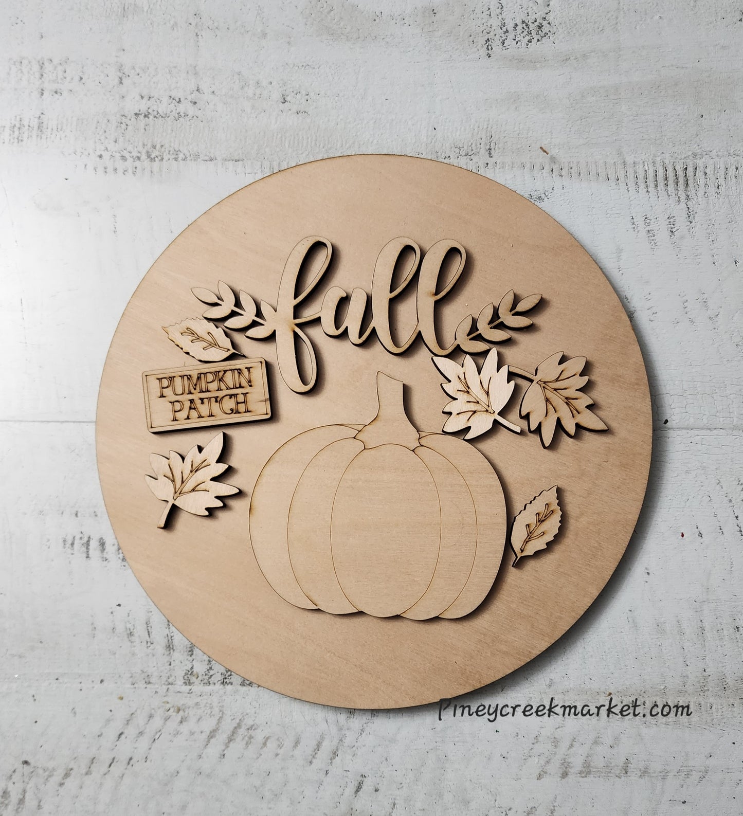 Farmhouse Fall Table Top Interchangeable round for Farmhouse kit