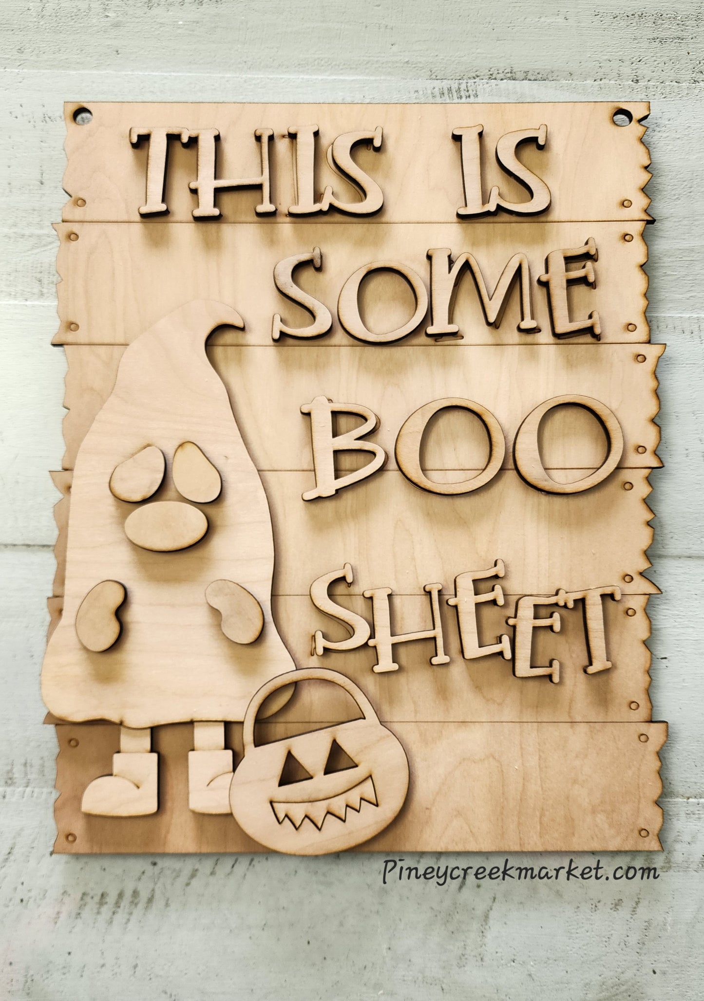 This is some BOO SHEET Halloween sign