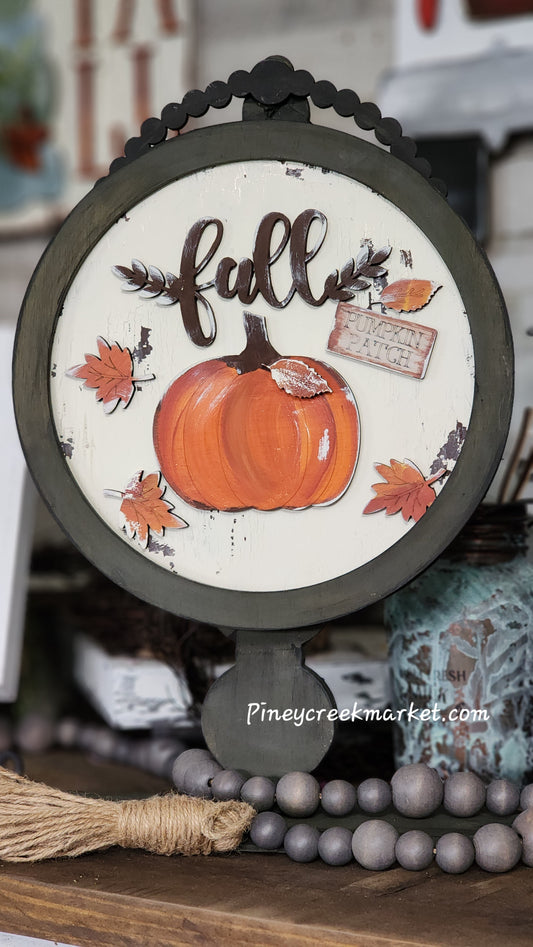 Farmhouse Fall Table Top Interchangeable round for Farmhouse kit