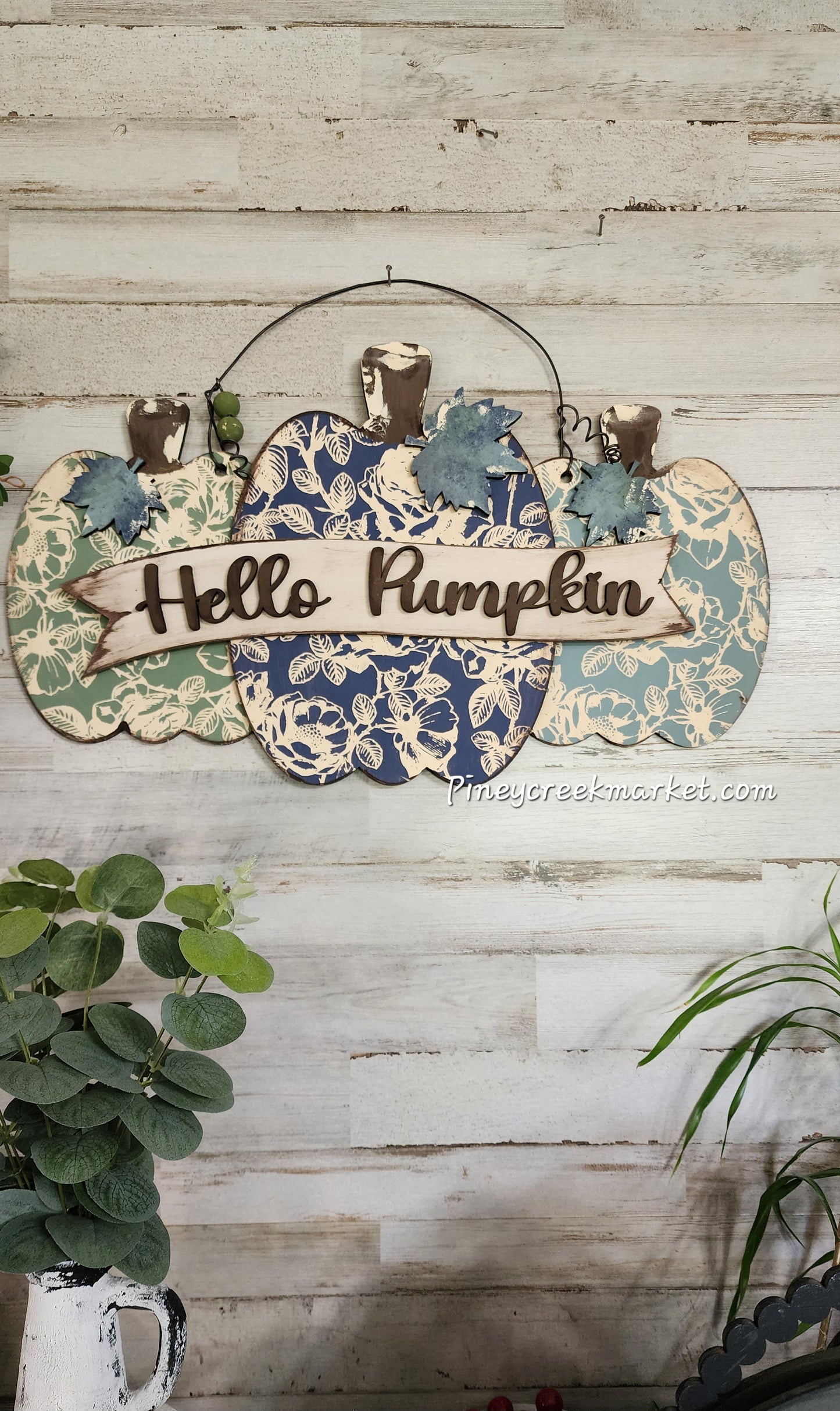 Fall Pumpkin Trio Door Hanger