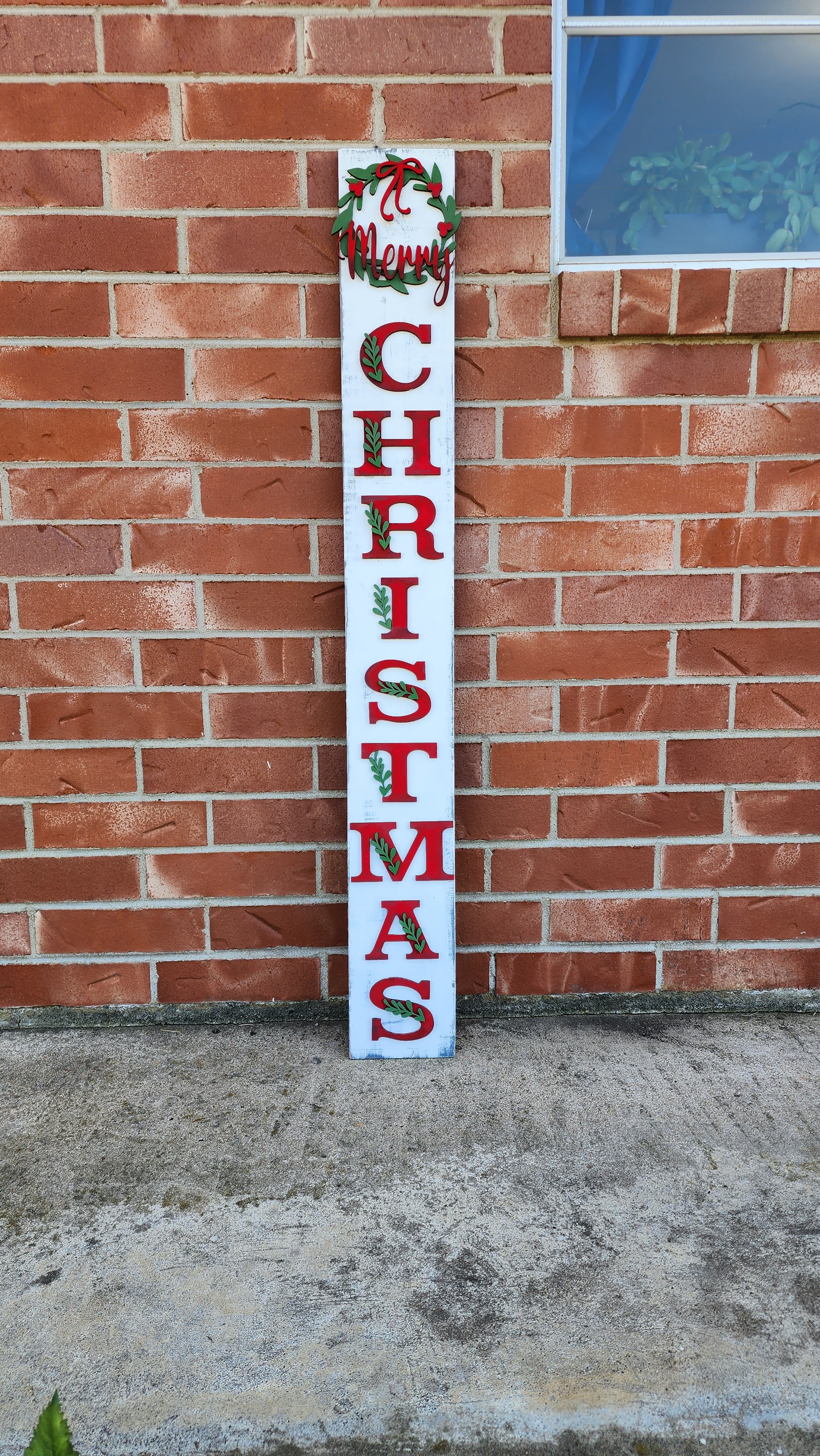 Leaner Regular Merry Christmas porch Fireplace leaner – Piney Creek Market