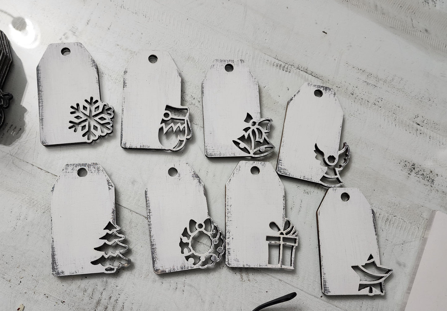 Gift tags with asst. cut designs