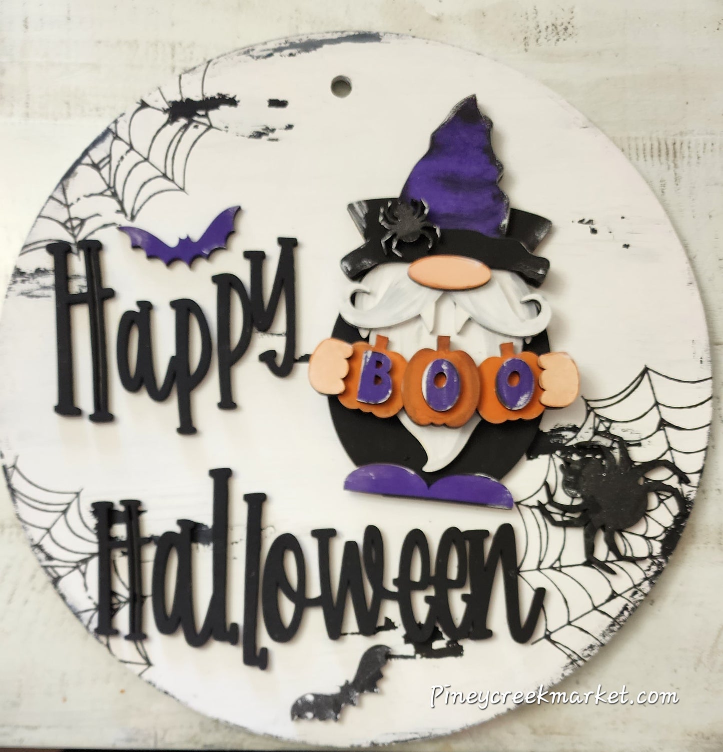 Happy Halloween Door hanger Gnome Home decor