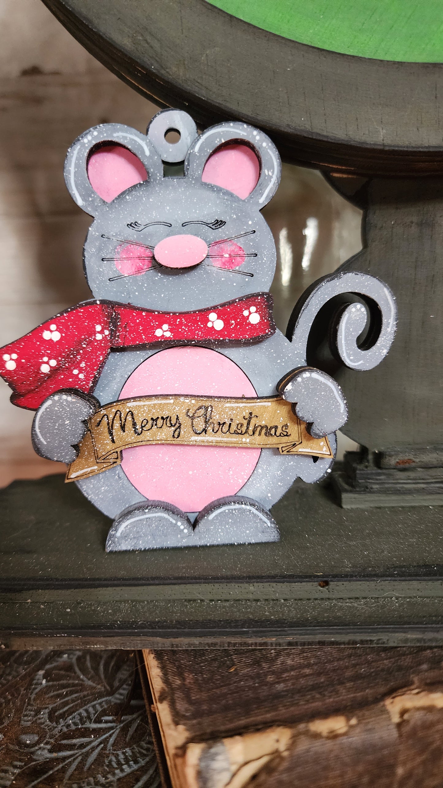 Ornament Mouse set of 2