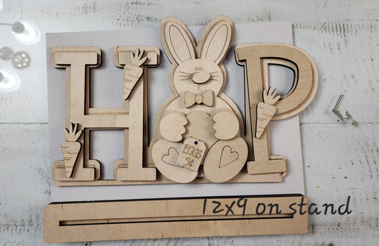 HOP! Cute Bunny shelf sitter