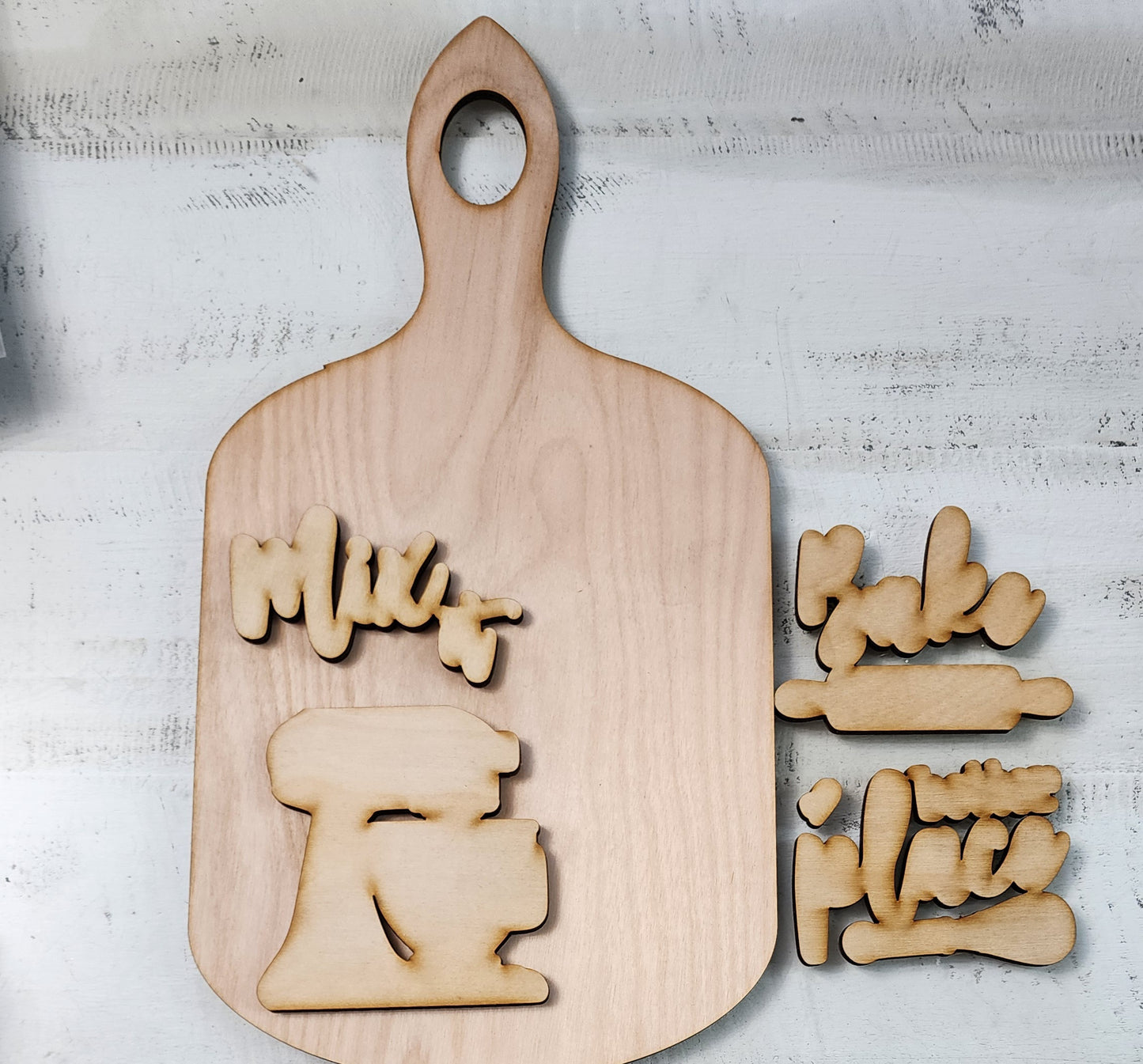 MIx it up! Wood cutouts only