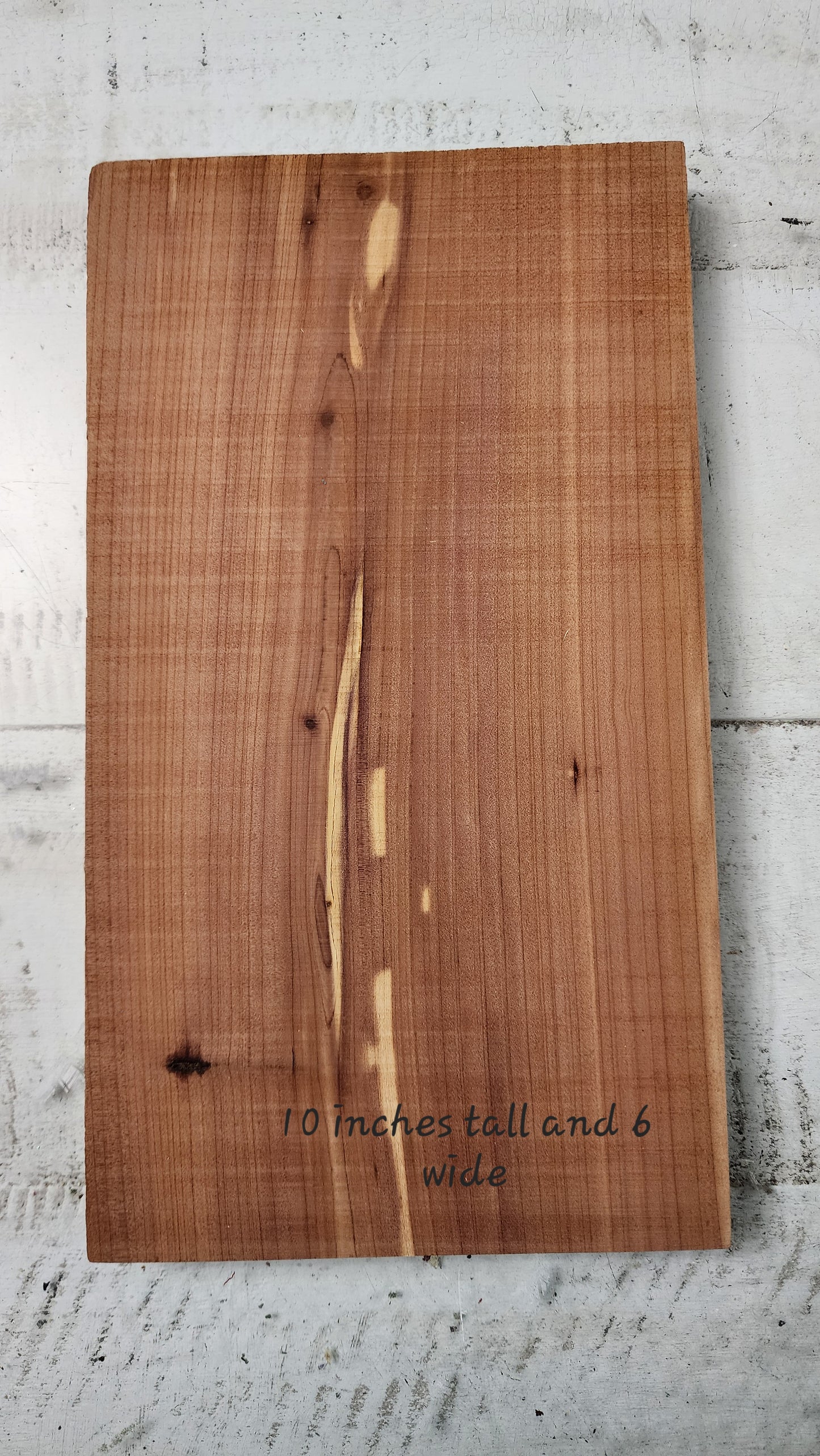 Cedar board only Used for HOME sign