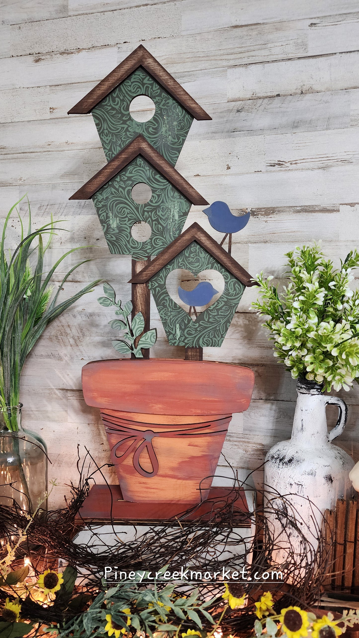 Flower pot ONLY Interchangeables for the porch leaner fit inside! Porch or Entrance way