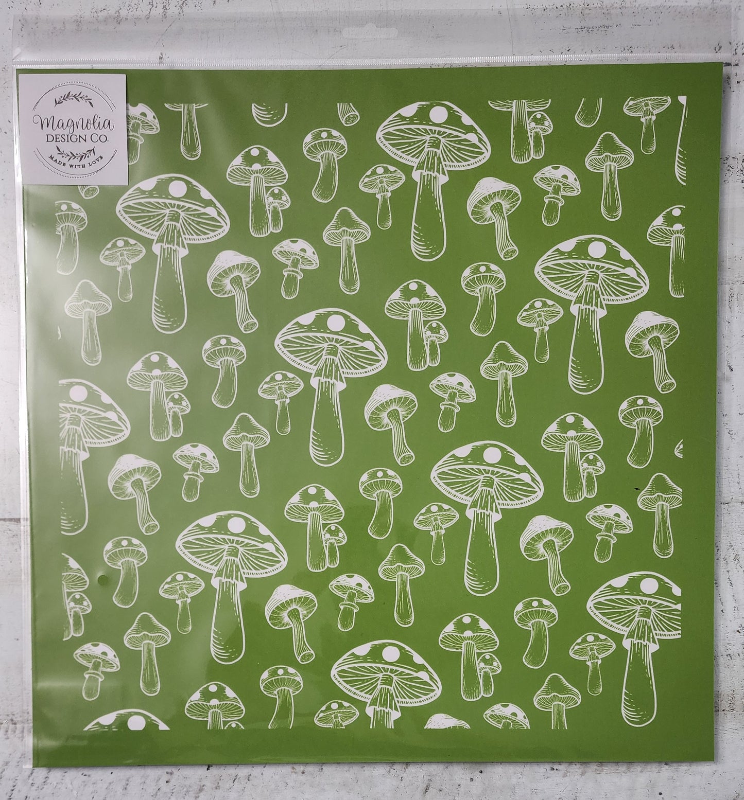 Mushroom stencil Reusable!