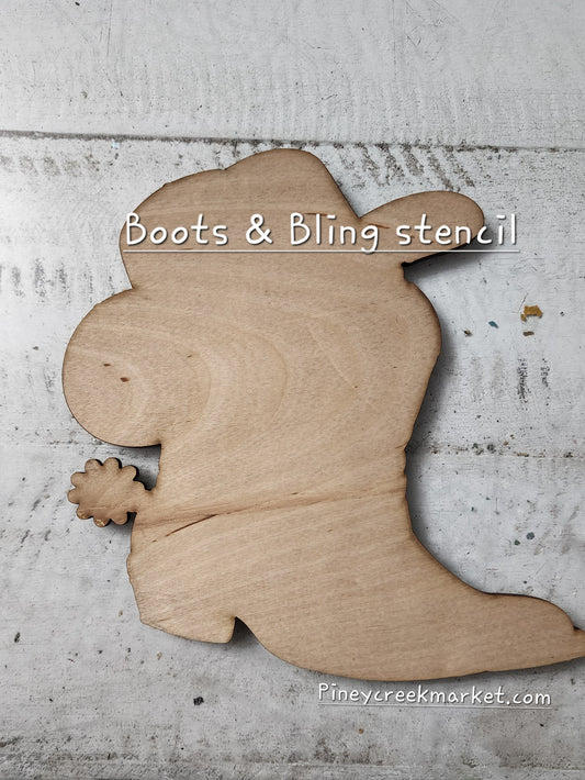 Boots and Bling cutout