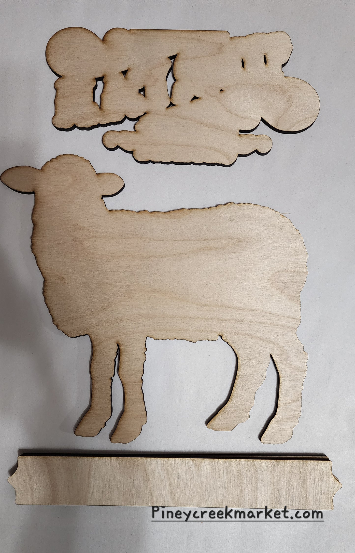 Wood Cutouts only fit the Sheep stencil by Magnolia