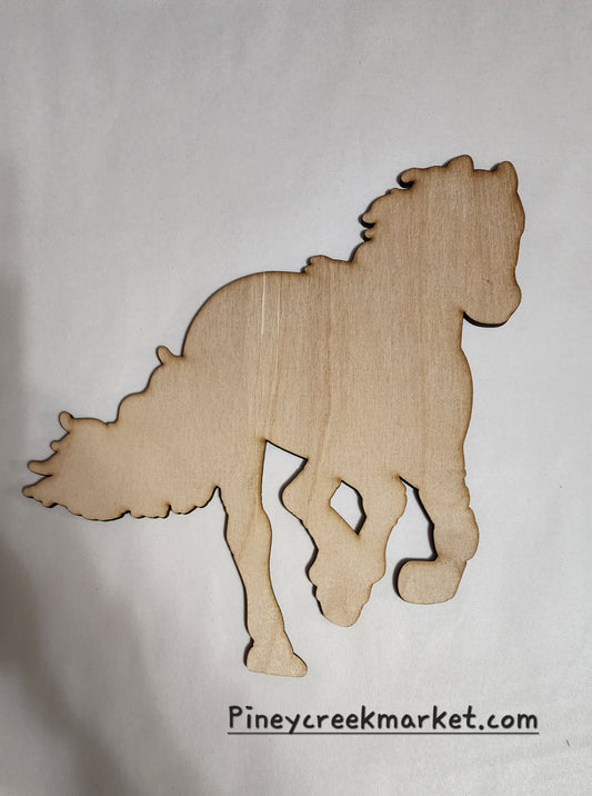 Wood Cutouts Horse only fits the stencil Live Life by Magnolia