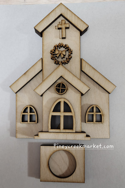 Votive candle holder Church