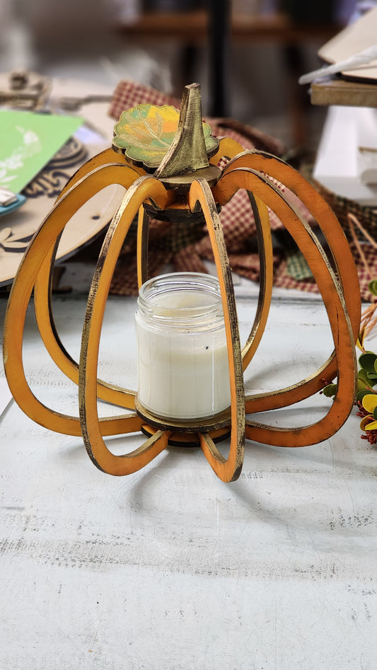 Medium size Pumpkin candle holder