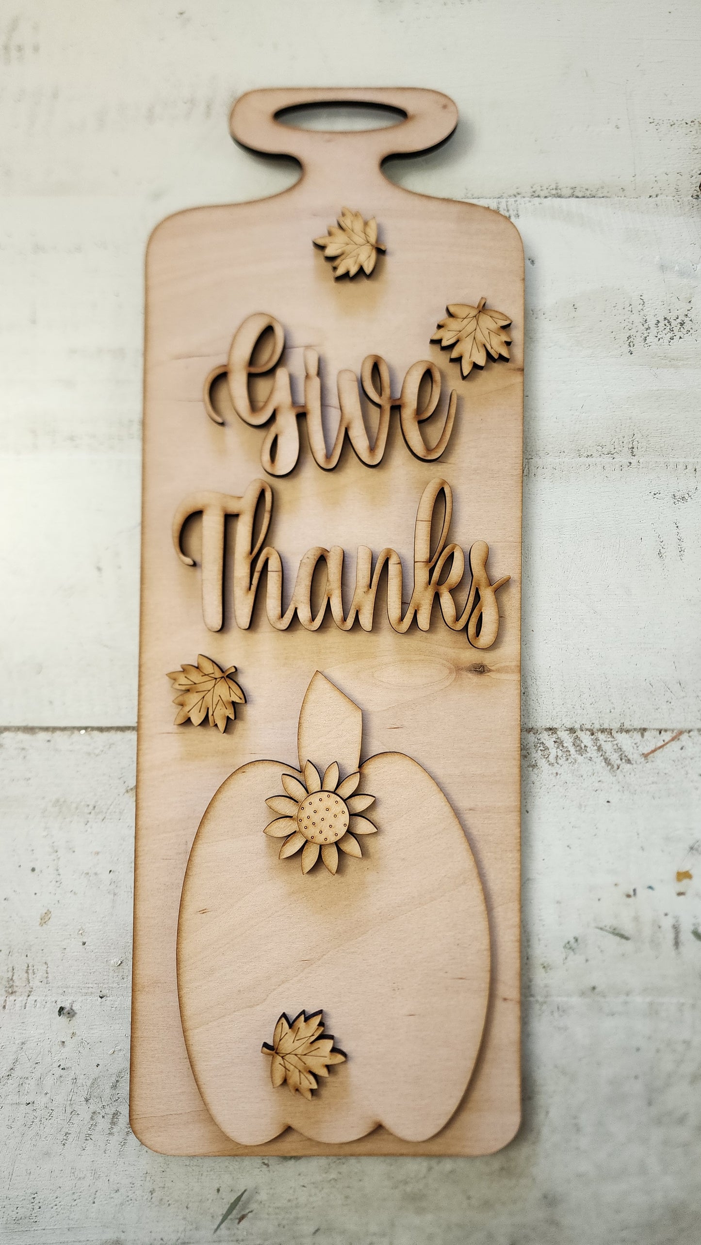 Give Thanks Kitchen long breadboard #2