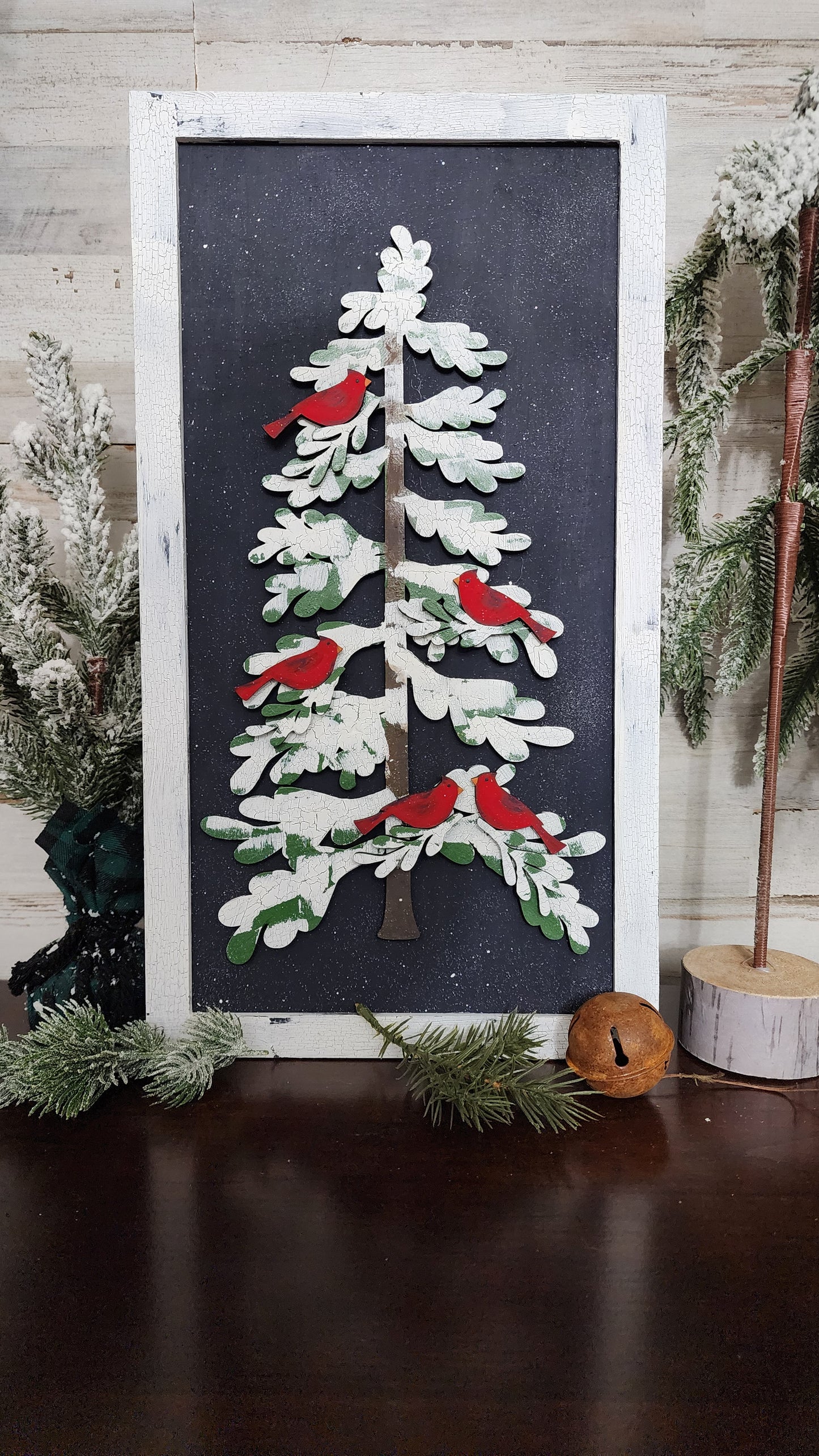 Cardinals Tree with Frame